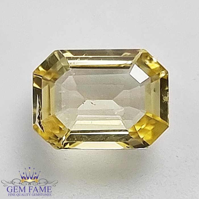 Yellow Sapphire (Pukhraj) Gemstone-1.76ct
