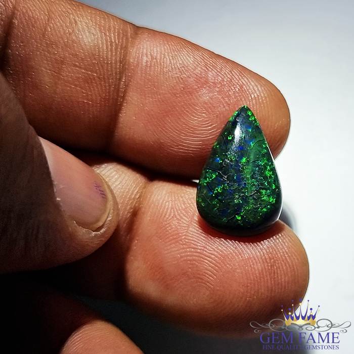 Black shop opal gem