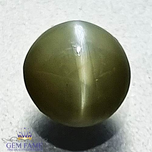 Chrysoberyl Cat s Eye Gemstone 1.23ct India