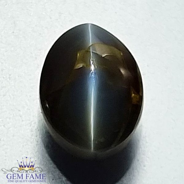 Chrysoberyl Cat's Eye Gemstone 5.76ct India