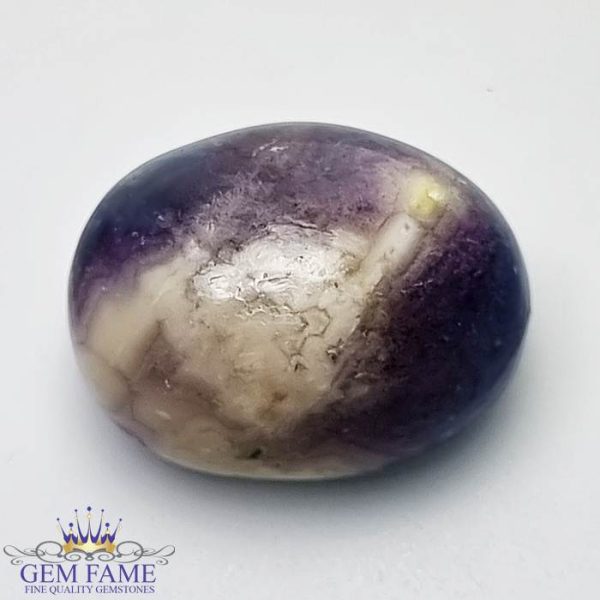 Fluorite in Agate Gemstone