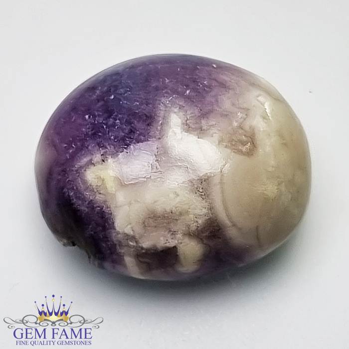 Fluorite in Agate Gemstone