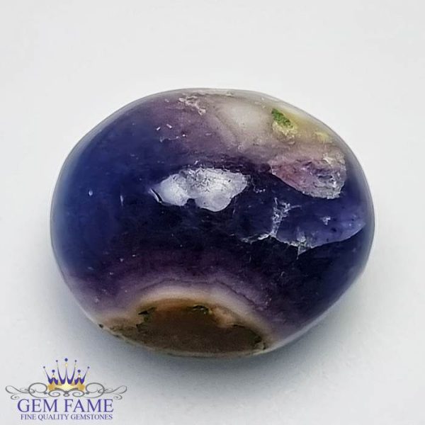 Fluorite in Agate Gemstone