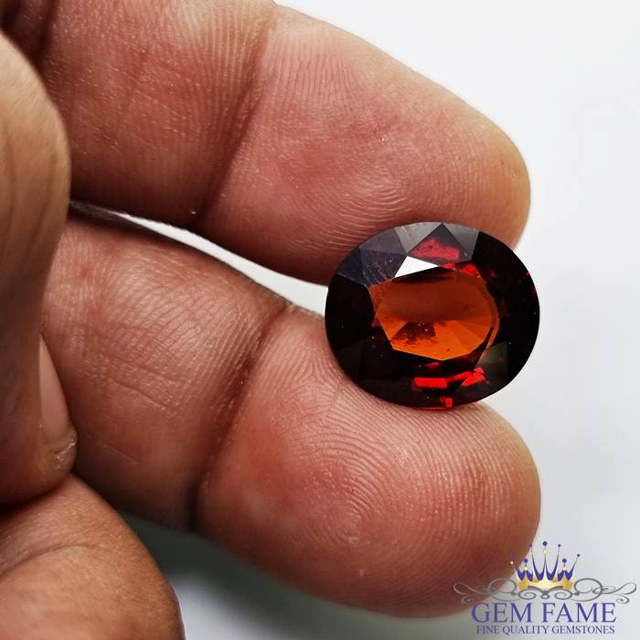 Hessonite Garnet Stone 14.36ct Ceylon