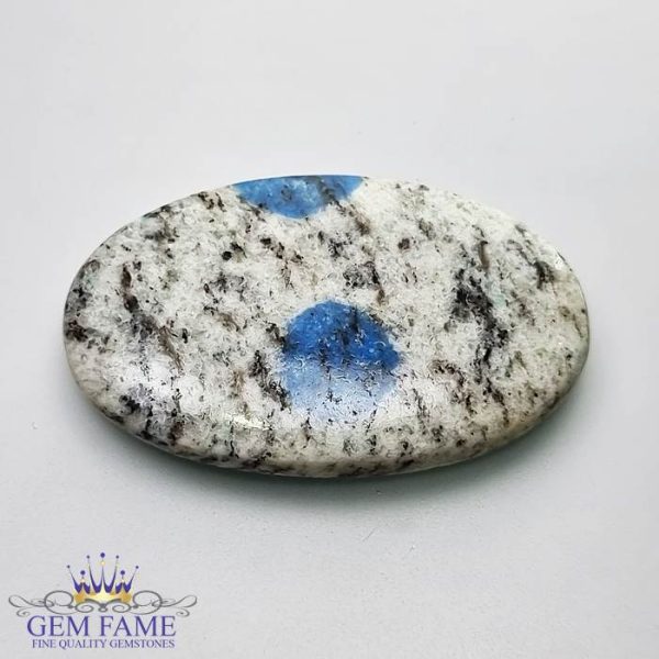 K2 Jasper/Azurite Granite Gemstone 31.27ct Pakistan