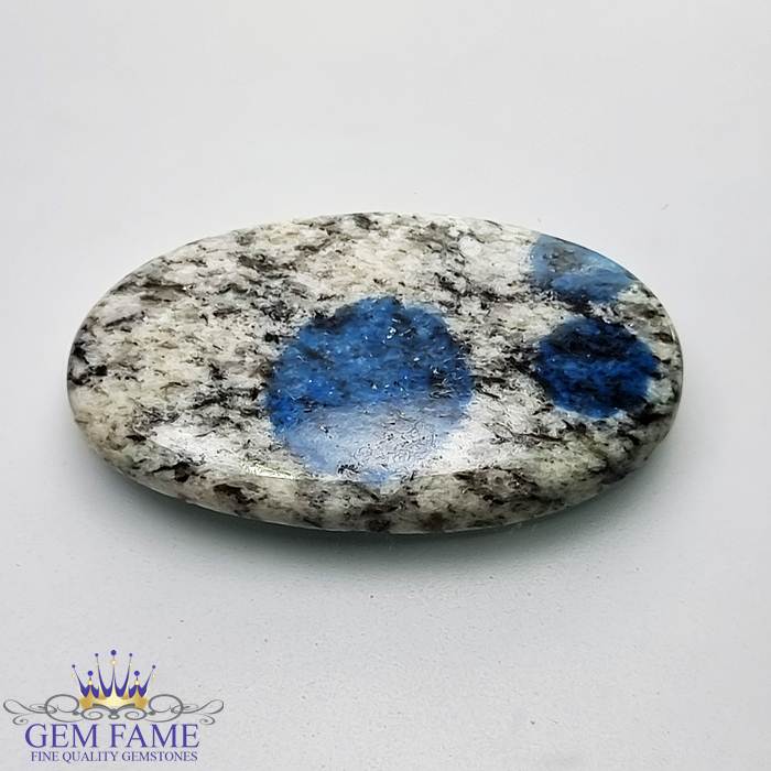 K2 Jasper/Azurite Granite Gemstone 28.42ct Pakistan