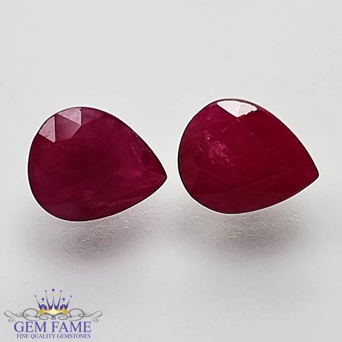 Ruby (Manik Stone) Pair Stone