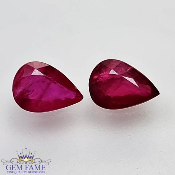 Ruby (Manik Stone) Pair Stone