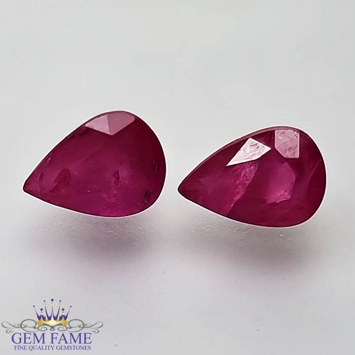 Ruby (Manik Stone) Pair Stone