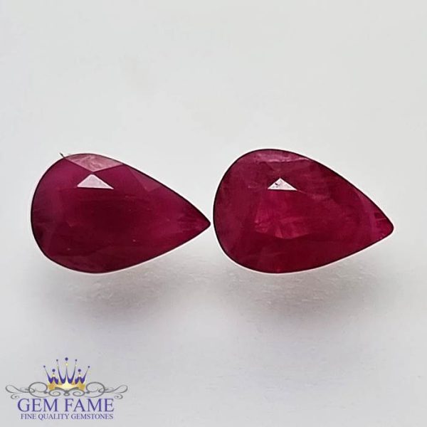 Ruby (Manik Stone) Pair Stone