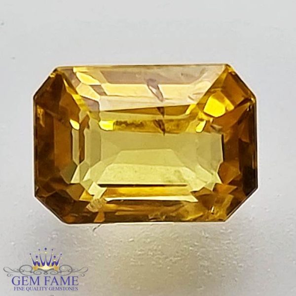 Yellow Sapphire Ceylon Pukhraj Stone 1.69ct