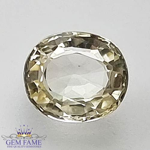 Yellow Sapphire Ceylon Pukhraj Stone 0.87ct