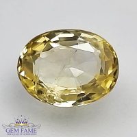 Yellow Sapphire Pukhraj Stone 1.36ct Ceylon