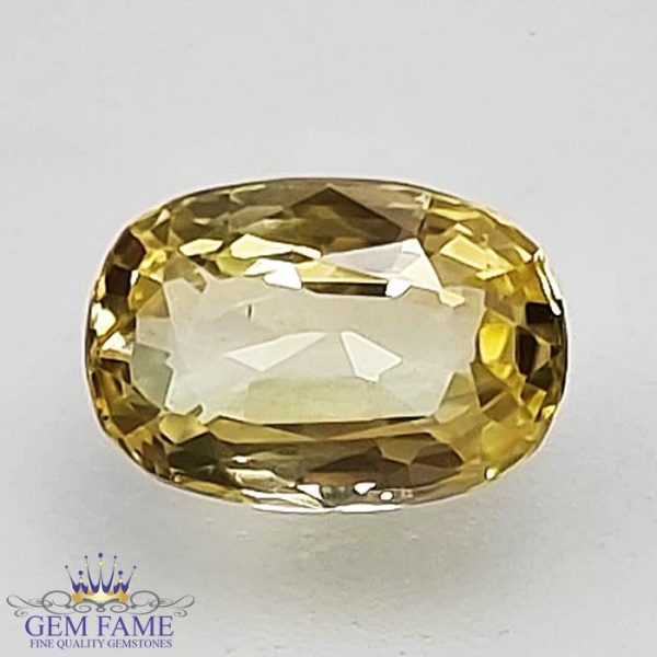 Yellow Sapphire Pukhraj Stone 1.02ct Ceylon