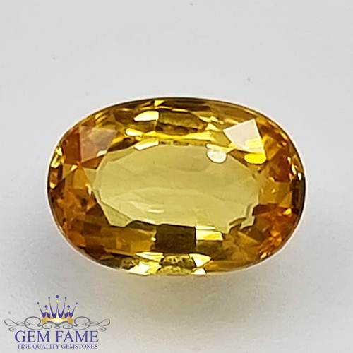 Yellow Sapphire Pukhraj Stone 1.03ct Ceylon
