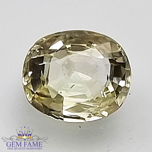 Yellow Sapphire Pukhraj Stone 0.94ct Ceylon