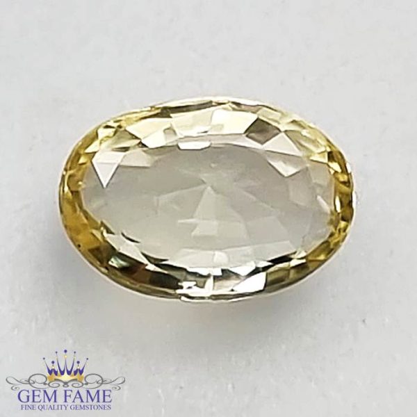 Yellow Sapphire Pukhraj Stone 1.21ct Ceylon