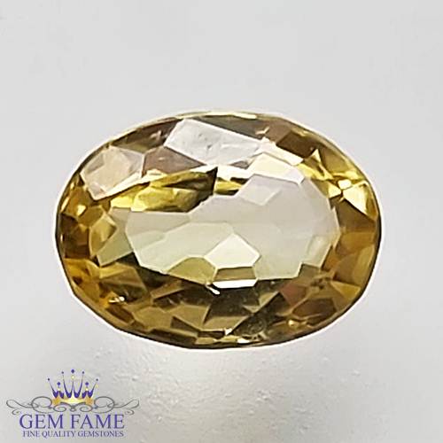 Yellow Sapphire Pukhraj Stone 0.97ct Ceylon