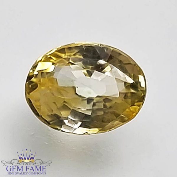 Yellow Sapphire Pukhraj Stone 1.60ct Ceylon