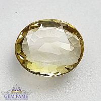 Yellow Sapphire Pukhraj Stone 1.26ct Ceylon