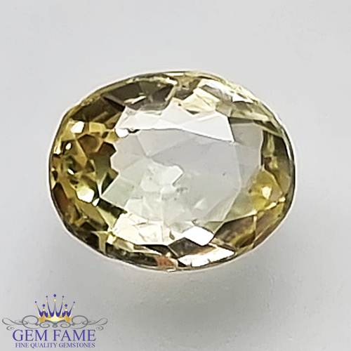 Yellow Sapphire Pukhraj Stone 1.19ct Ceylon