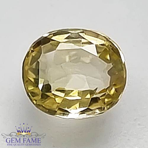 Yellow Sapphire Pukhraj Stone 1.05ct Ceylon