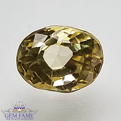 Yellow Sapphire Pukhraj Stone 1.00ct Ceylon