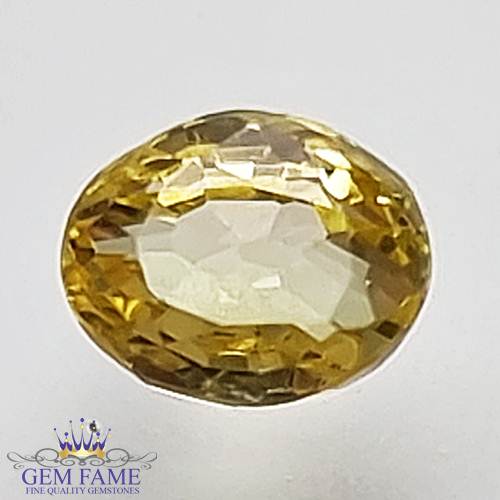 Yellow Sapphire Pukhraj Stone 0.94ct Ceylon