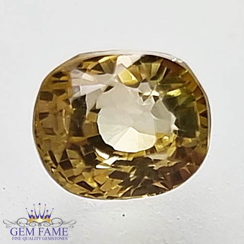 Yellow Sapphire Pukhraj Stone 1.62ct Ceylon