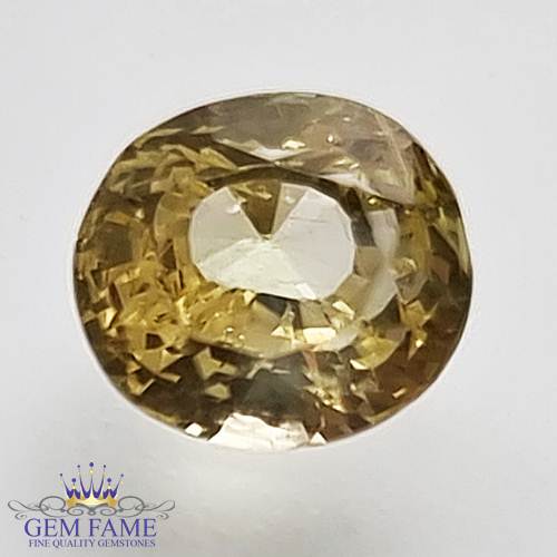 Yellow Sapphire Pukhraj Stone 1.74ct CeylonYellow Sapphire Pukhraj Stone 1.74ct Ceylon