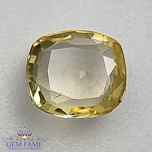 Yellow Sapphire Pukhraj Stone 1.05ct Ceylon