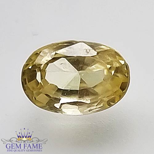 Yellow Sapphire Pukhraj Stone