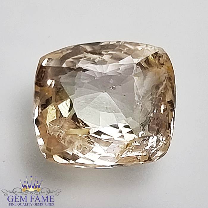 Yellow Sapphire Pukhraj Stone 5.17ct Ceylon