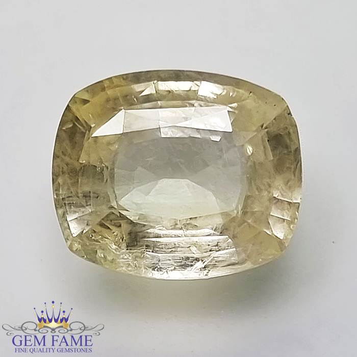 Yellow Sapphire Pukhraj Stone