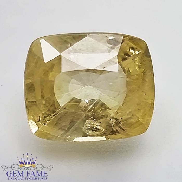 Yellow Sapphire Pukhraj Stone