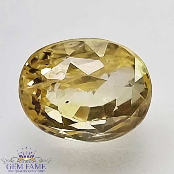 Yellow Sapphire Pukhraj Stone