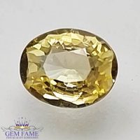 Yellow Sapphire (Pukhraj) Stone 0.60ct Ceylon