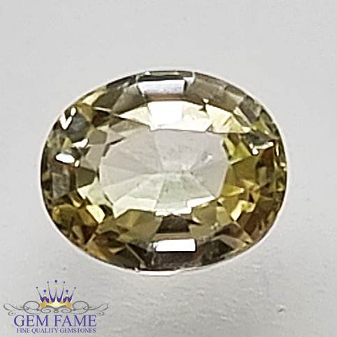 Yellow Sapphire (Pukhraj) Stone 0.66ct Ceylon