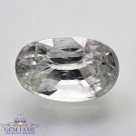 White Zircon (Jarkan) Gemstone 4.65ct Cambodia