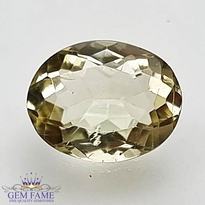 Golden Beryl (Heliodor) Gemstone 1.29ct India