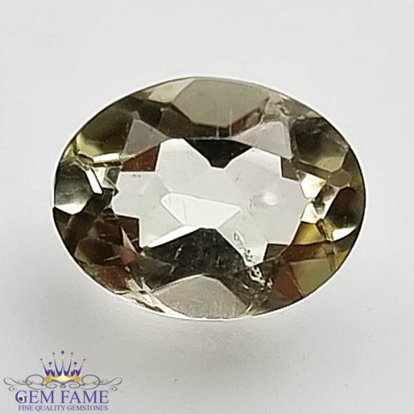 Golden Beryl (Heliodor) Gemstone 1.33ct India