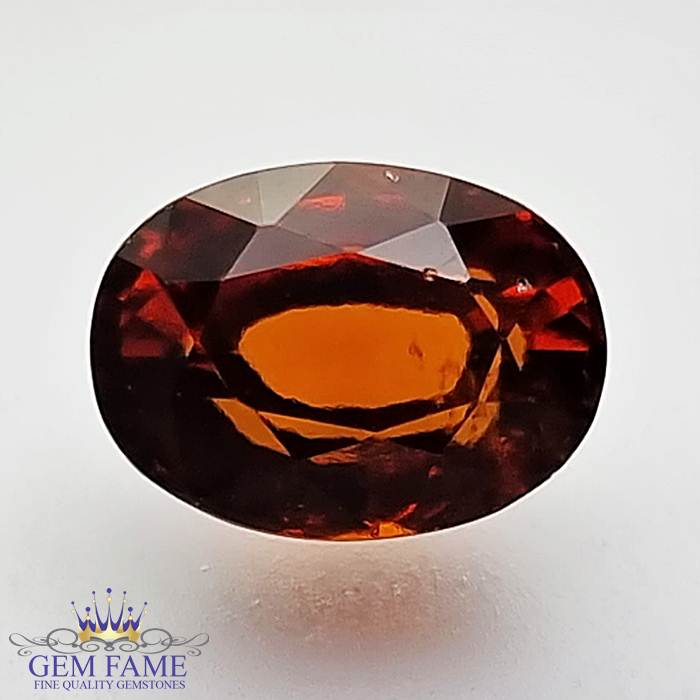 Hessonite Garnet Stone 2.47ct Ceylon