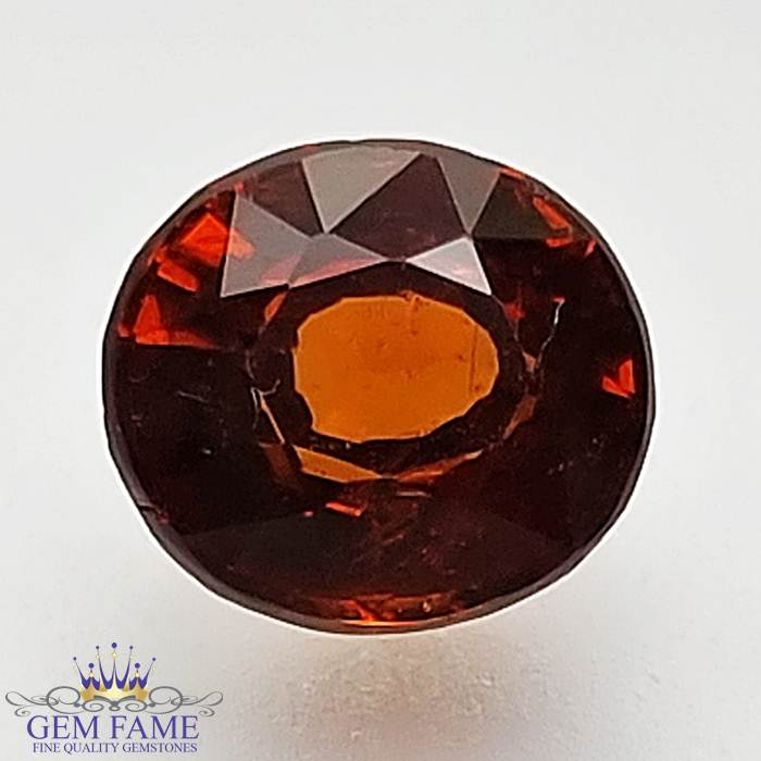 Hessonite Garnet Stone 2.12ct Ceylon