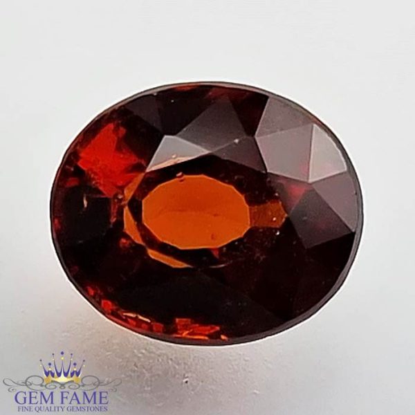 Hessonite Garnet Stone 2.45ct Ceylon