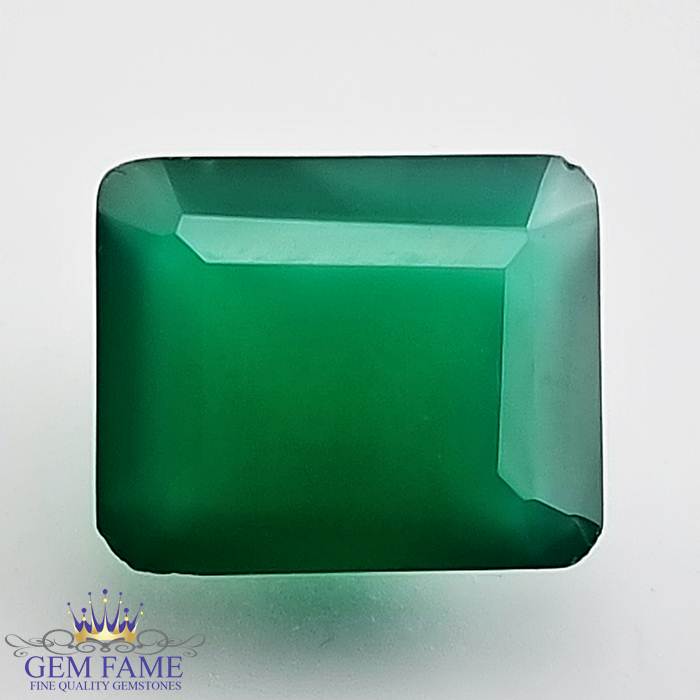 Green Onyx Gemstone 4.47ct India