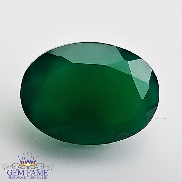 Green Onyx Gemstone 7.76ct India