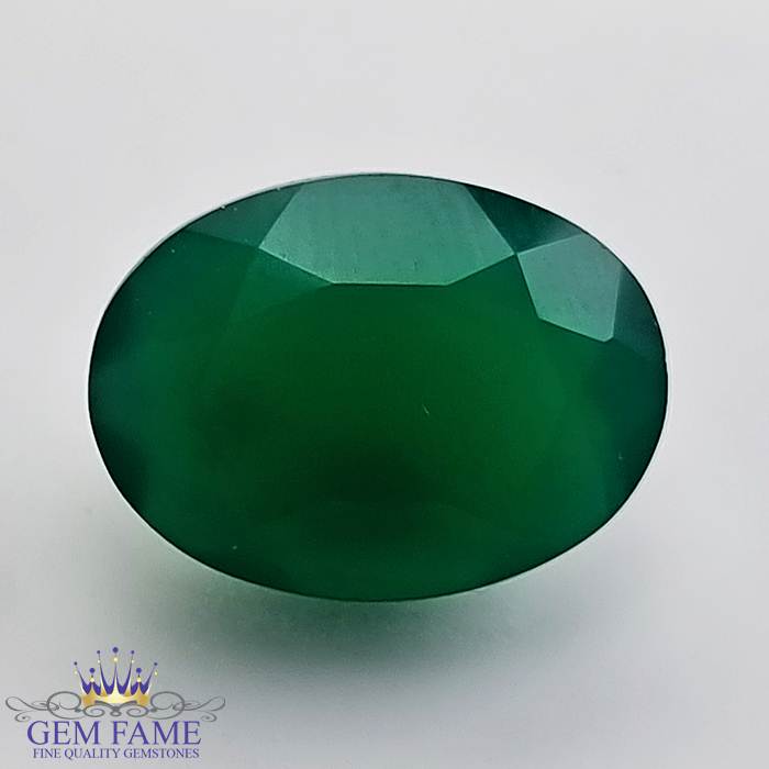 Green Onyx (Akik) Gemstone