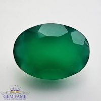 Green Onyx (Akik) Gemstone 7.36ct India