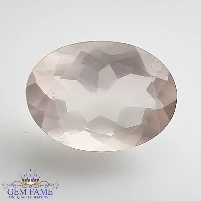 Rose Quartz Gemstone 5.47ct India