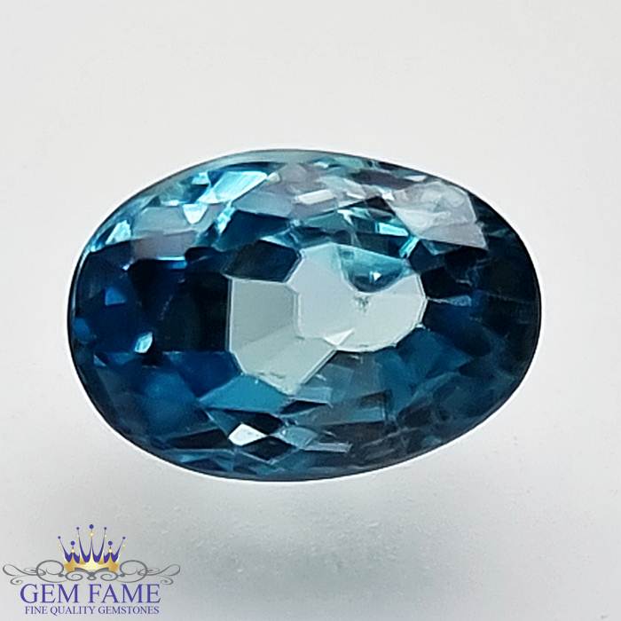 Blue Zircon (Jarkan) Gemstone